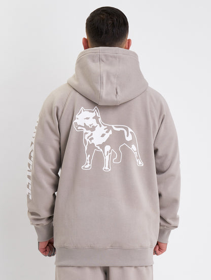 Amstaff Logo 2.0 Ziphoodie Beige