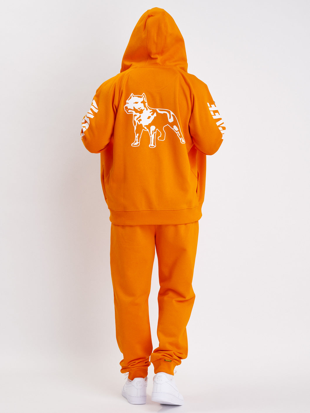 Amstaff Logo 2.0 Ziphoodie Orange