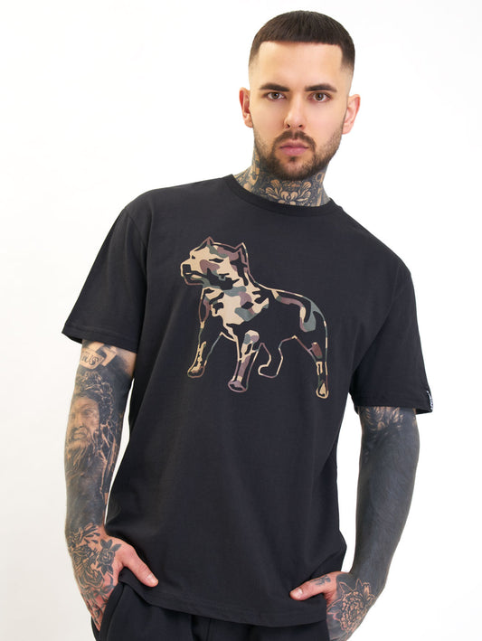 Amstaff Logo 2.0 T-Shirt Black Camouflage