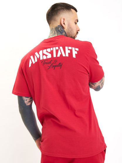 Amstaff Logo 2.0 T-Shirt Red White