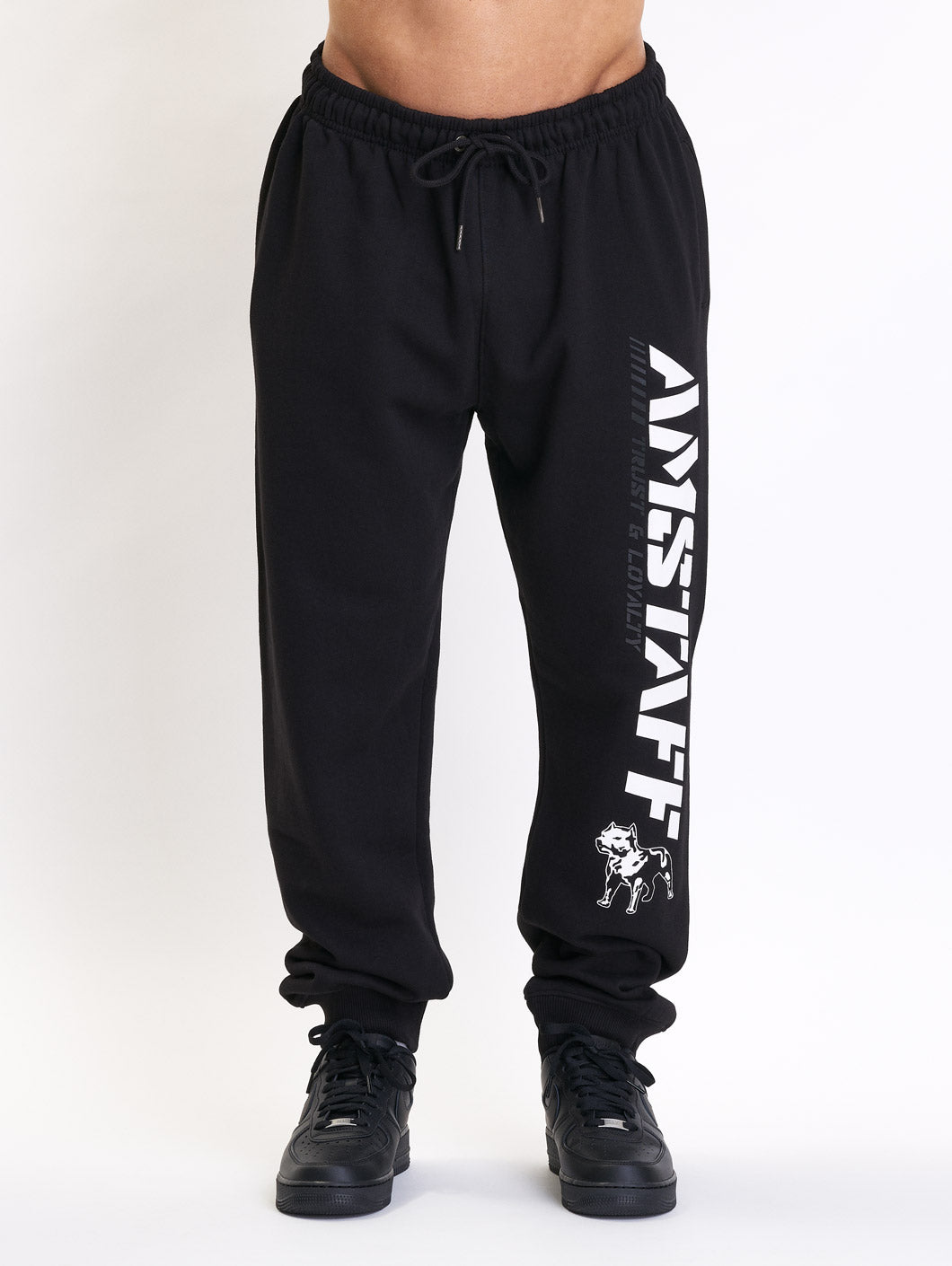 Amstaff Logo 2.0 Sweatpants Black White