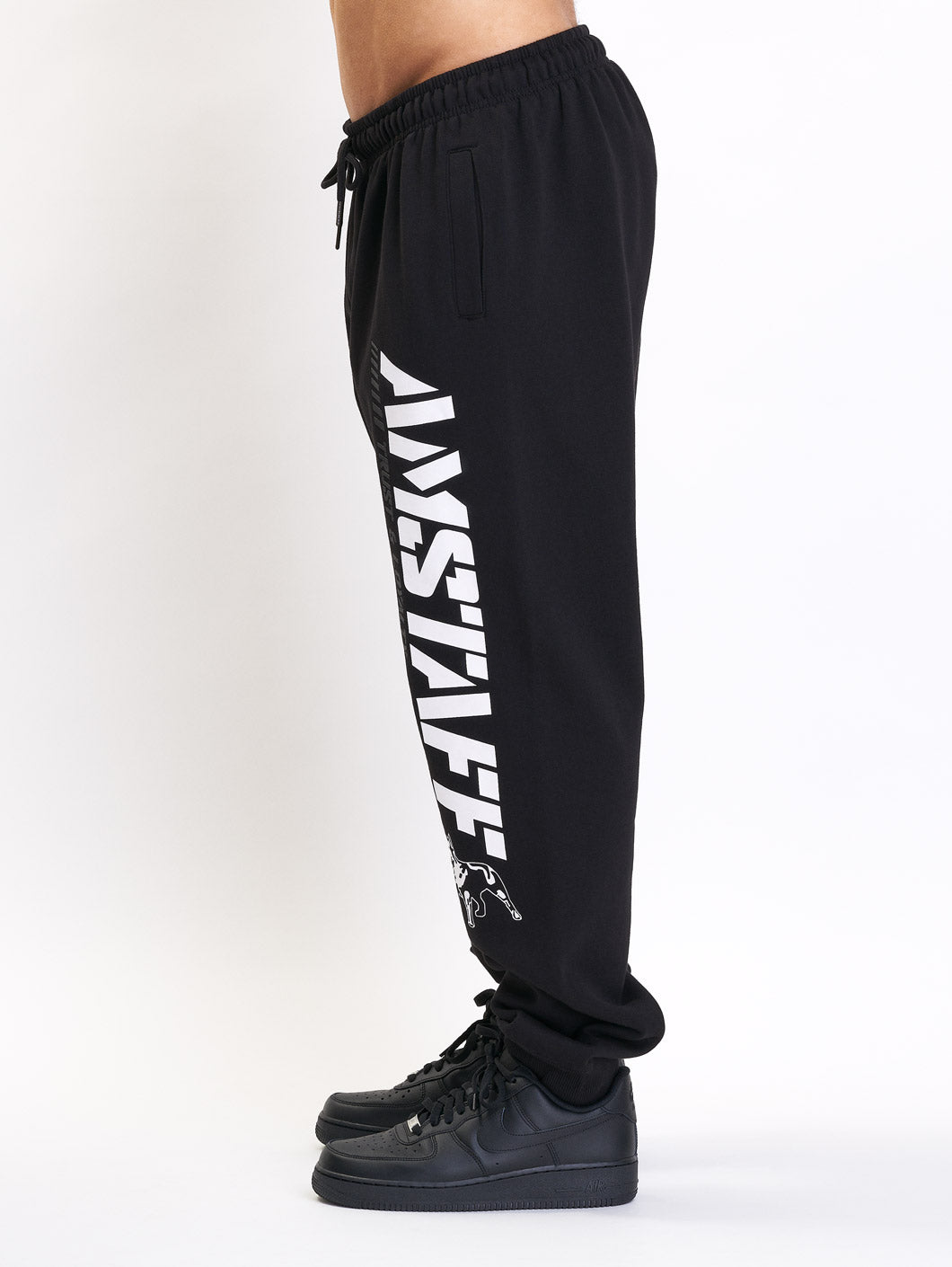 Amstaff Logo 2.0 Sweatpants Black White