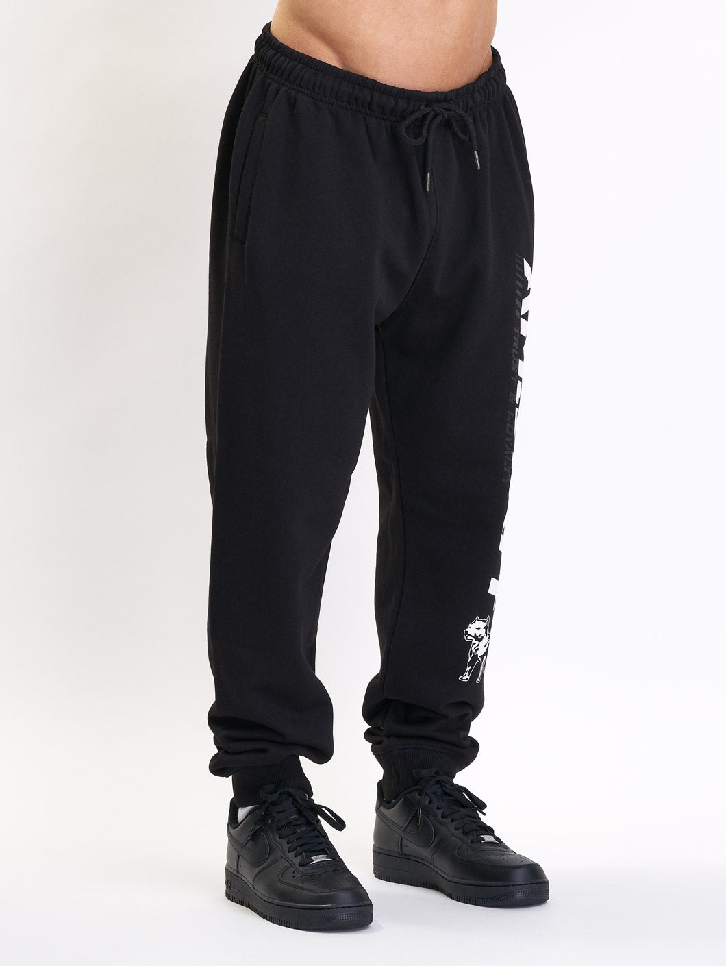 Amstaff Logo 2.0 Sweatpants Black White