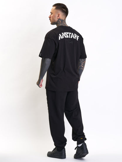 Amstaff Logo 2.0 Sweatpants Black White