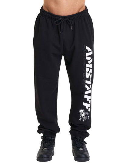 Amstaff Logo 2.0 Sweatpants Black White