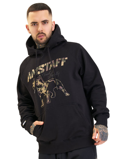 Amstaff Logo 2.0 Hoodie Black Camouflage