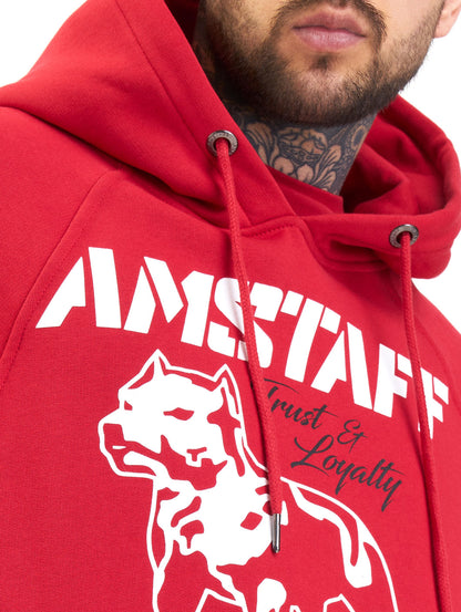 Amstaff Logo 2.0 Hoodie Red