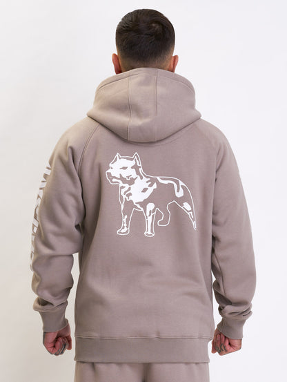 Amstaff Logo 2.0 Ziphoodie Light Brown