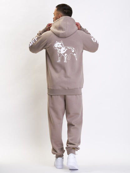 Amstaff Logo 2.0 Ziphoodie Light Brown