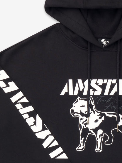 Amstaff Woman Logo Hoodie Black