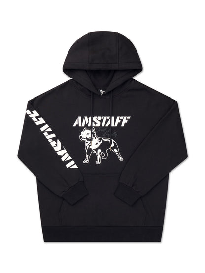 Amstaff Woman Logo Hoodie Black