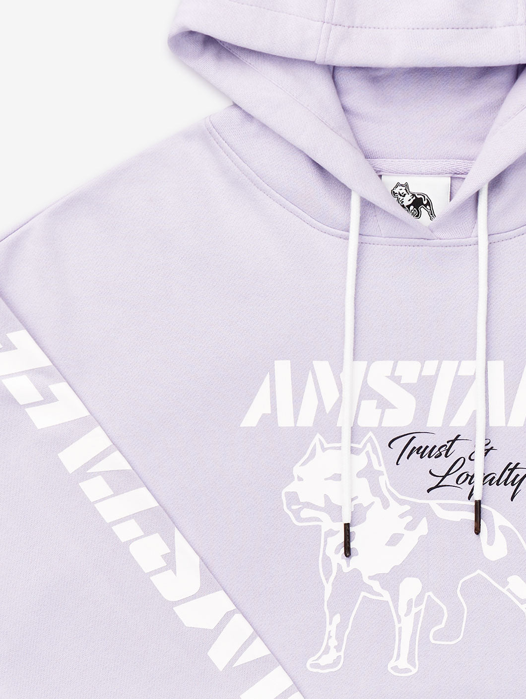 Amstaff Woman Logo Hoodie Lavender