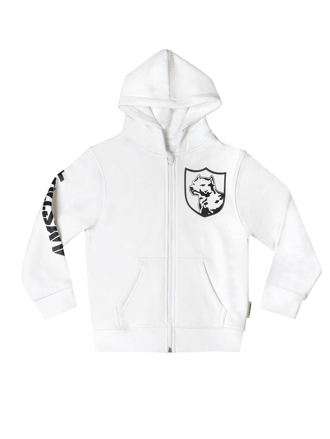 Amstaff Kids Tayson Ziphoodie White