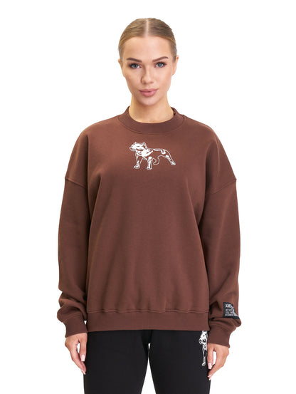 Amstaff Woman Basic Oversize Sweatshirt Brown