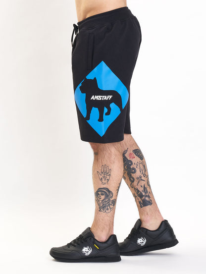 Amstaff Baist Sweatshorts Black Blue