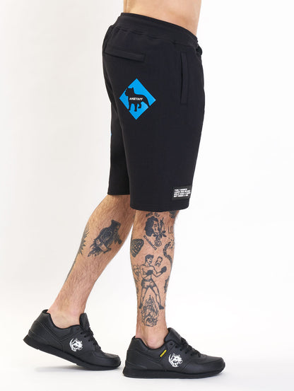 Amstaff Baist Sweatshorts Black Blue