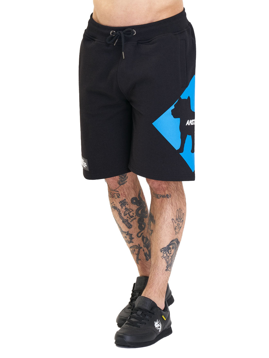 Amstaff Baist Sweatshorts Black Blue