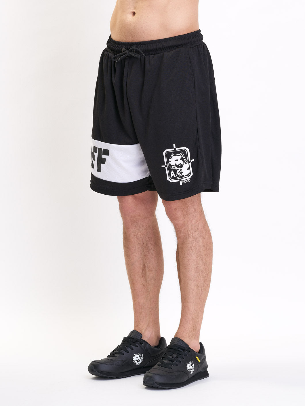 Amstaff Tarop Meshshorts Black White