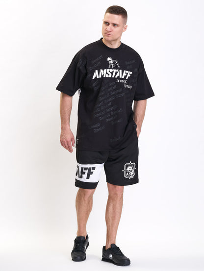 Amstaff Tarop Meshshorts Black White