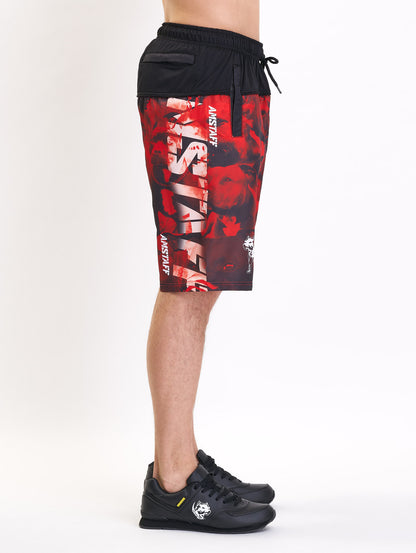 Amstaff Camon Schwimmshorts Red Black