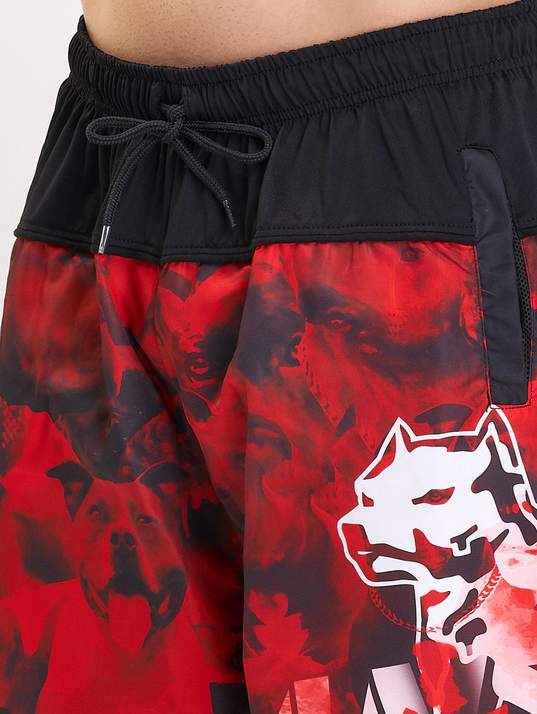 Amstaff Camon Schwimmshorts Red Black