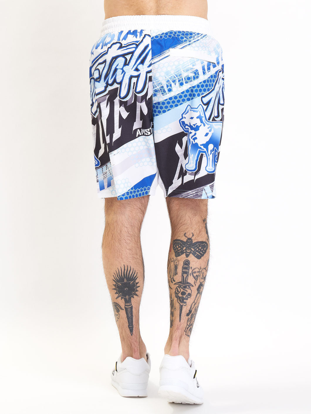 Amstaff Ontak Schwimmshorts Blue white