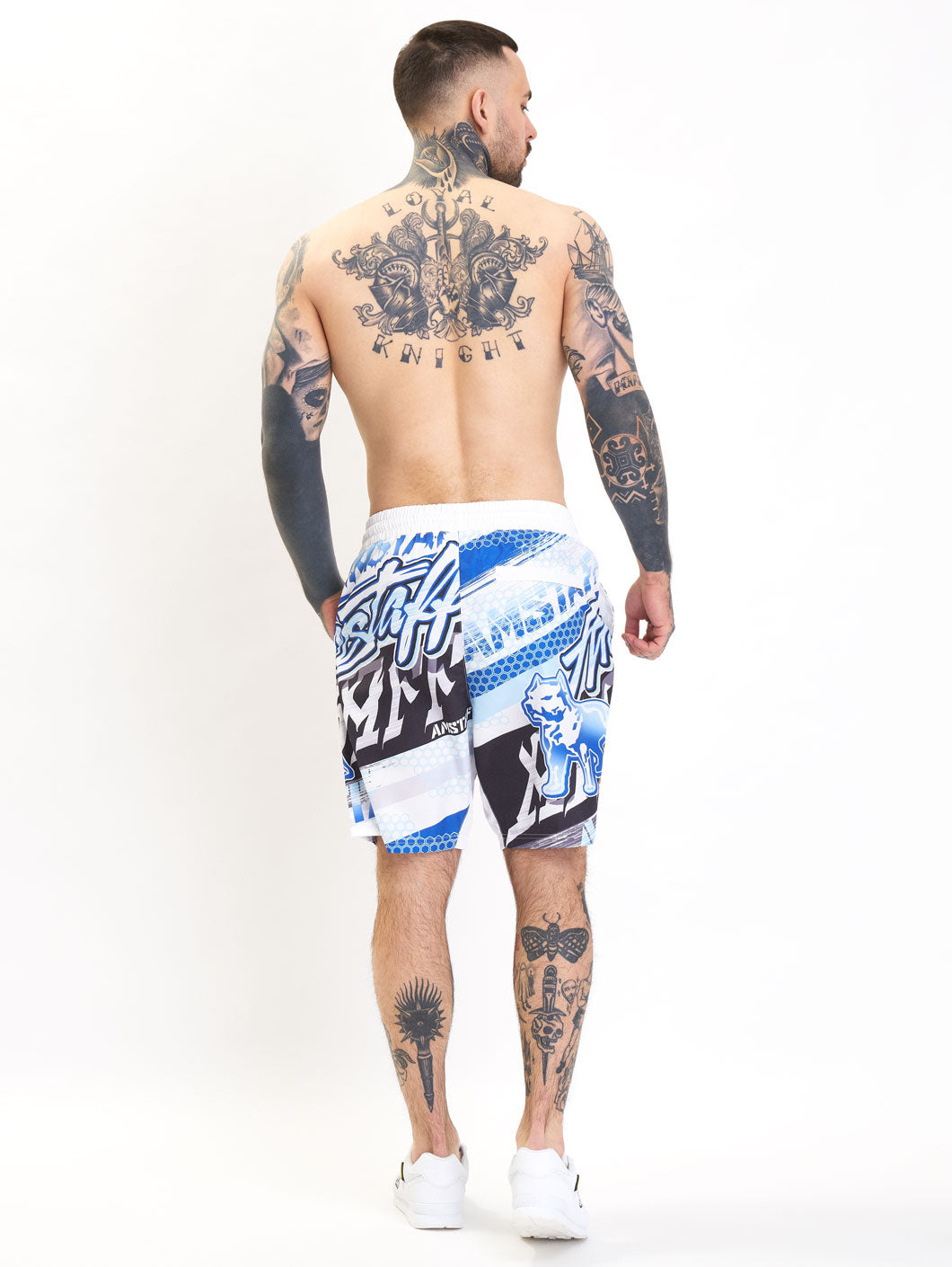 Amstaff Ontak Schwimmshorts Blue white