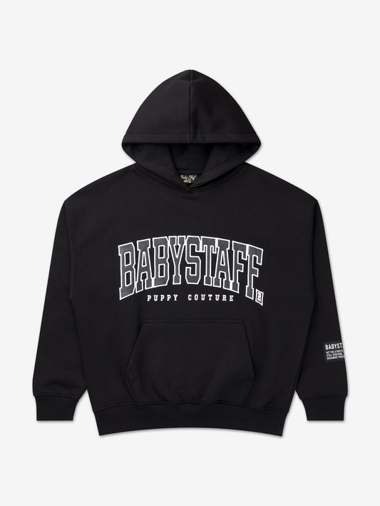 Babystaff College Oversize Hoodie Black