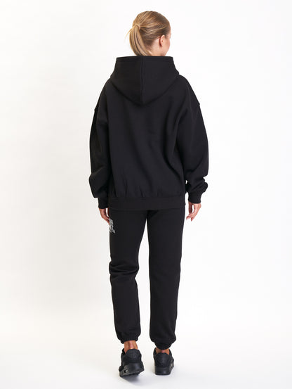 Babystaff College Oversize Hoodie Black