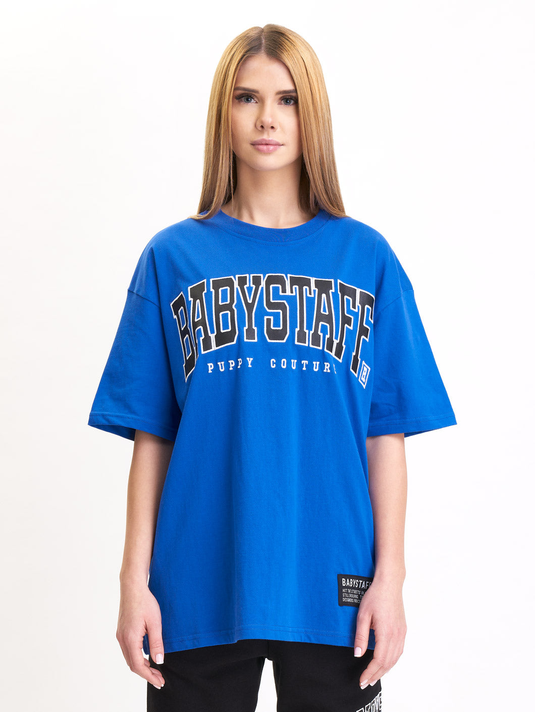 Babystaff College Oversize T-Shirt Blue