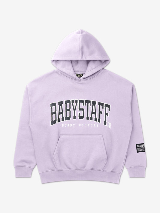 Babystaff College Oversize Hoodie Lavender