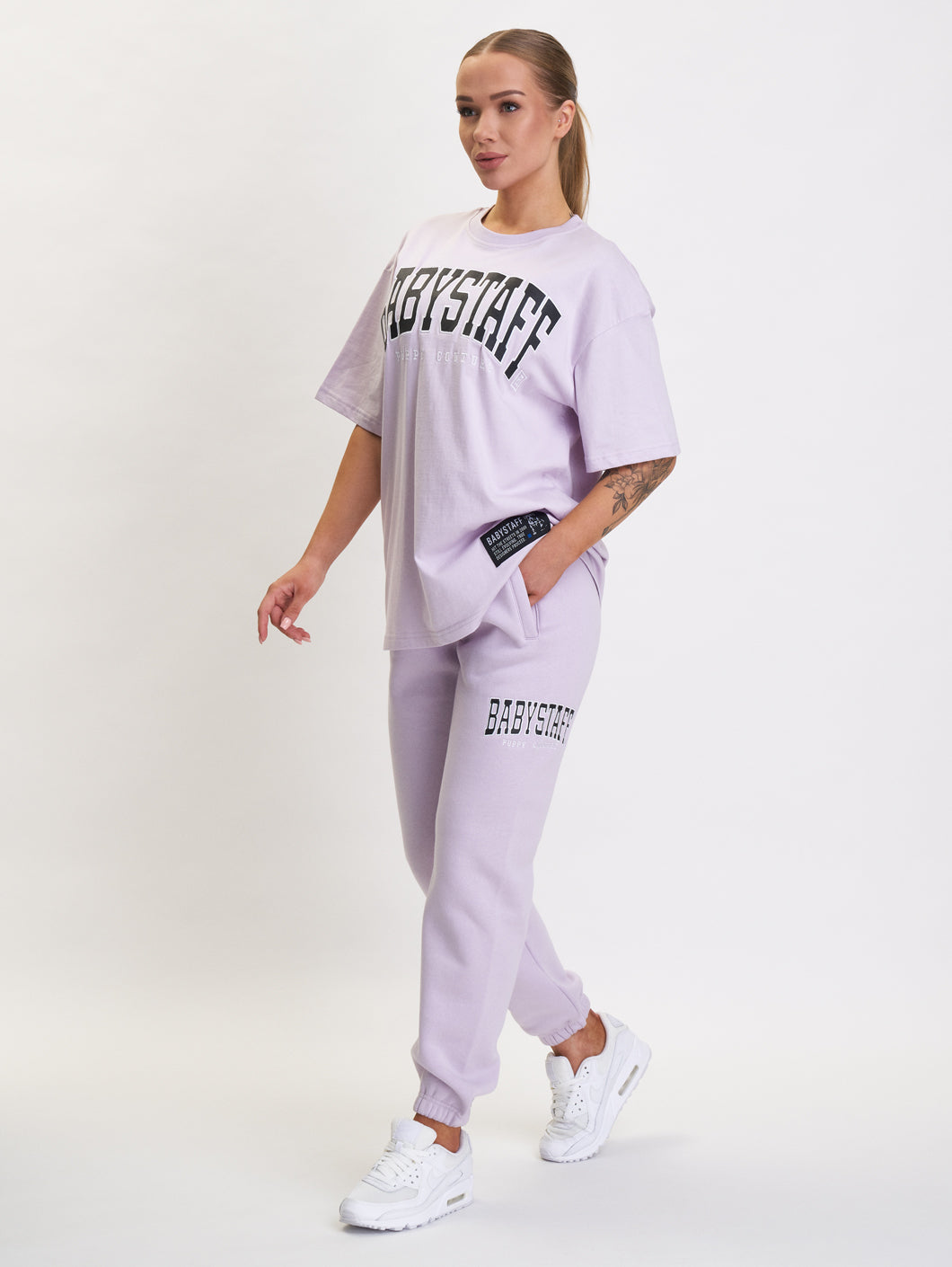 Babystaff College Sweatpants Lavender