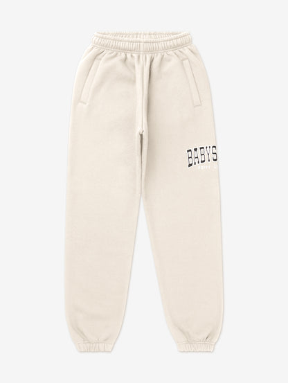 Babystaff College Sweatpants Cream