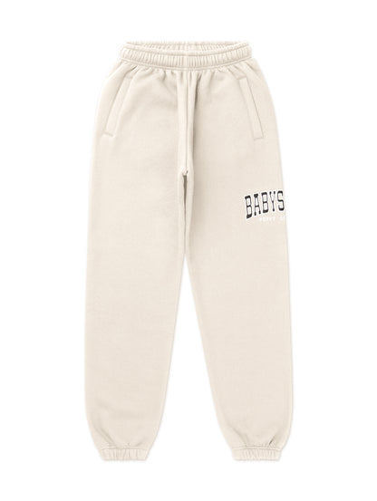 Babystaff College Sweatpants Cream