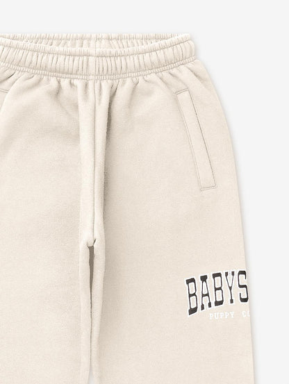 Babystaff College Sweatpants Cream