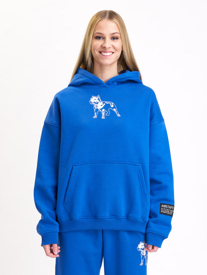 Amstaff Woman Basic Oversize Hoodie Blue