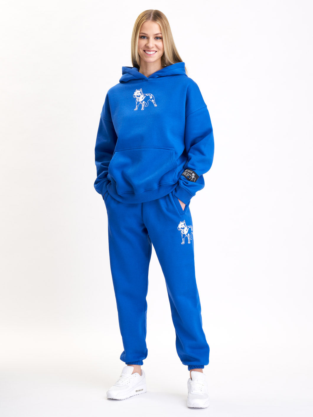 Amstaff Woman Basic Oversize Hoodie Blue