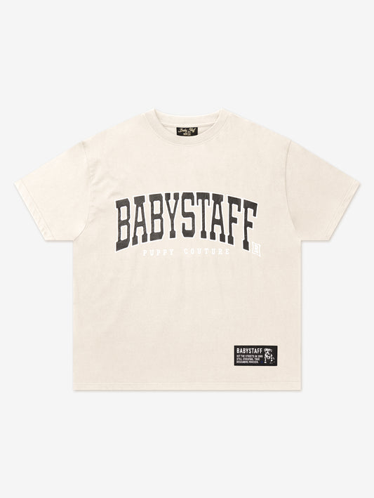 Babystaff College Oversize T-Shirt Cream