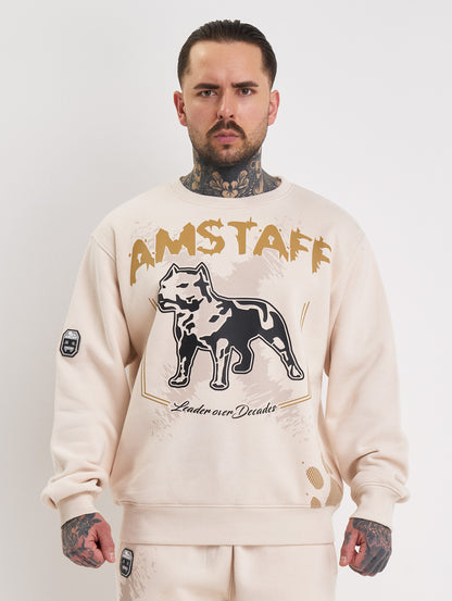 Amstaff Kaldar Sweatshirt Creamwood