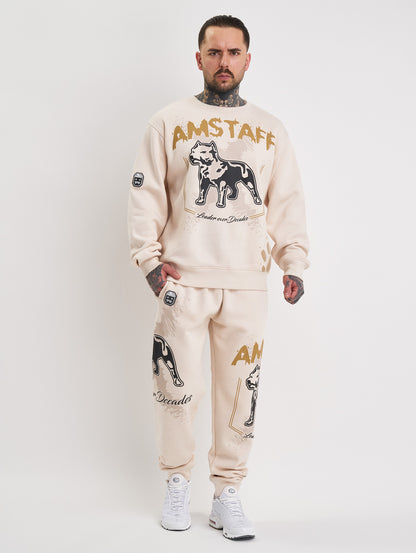 Amstaff Kaldar Sweatshirt Creamwood