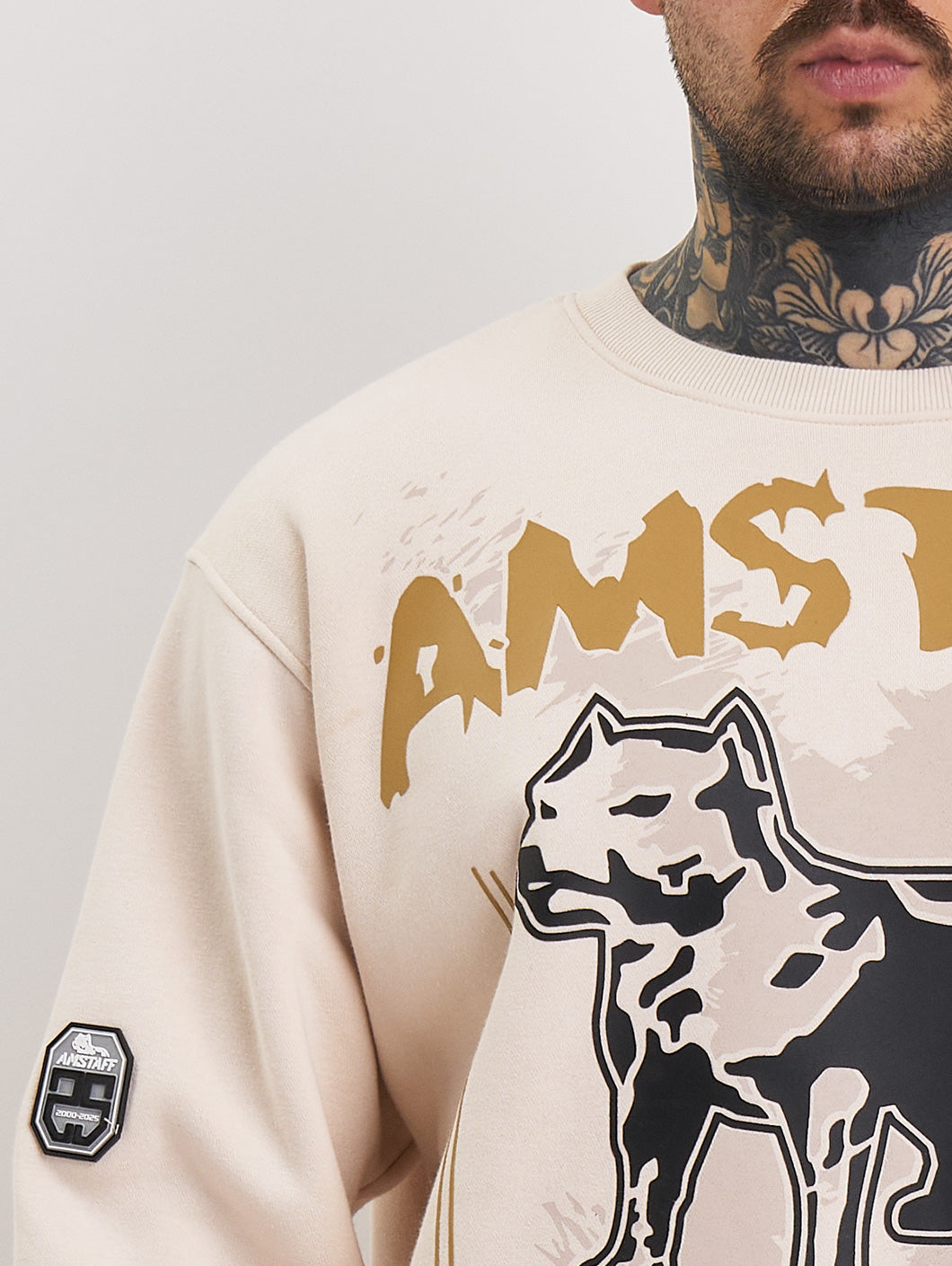 Amstaff Kaldar Sweatshirt Creamwood
