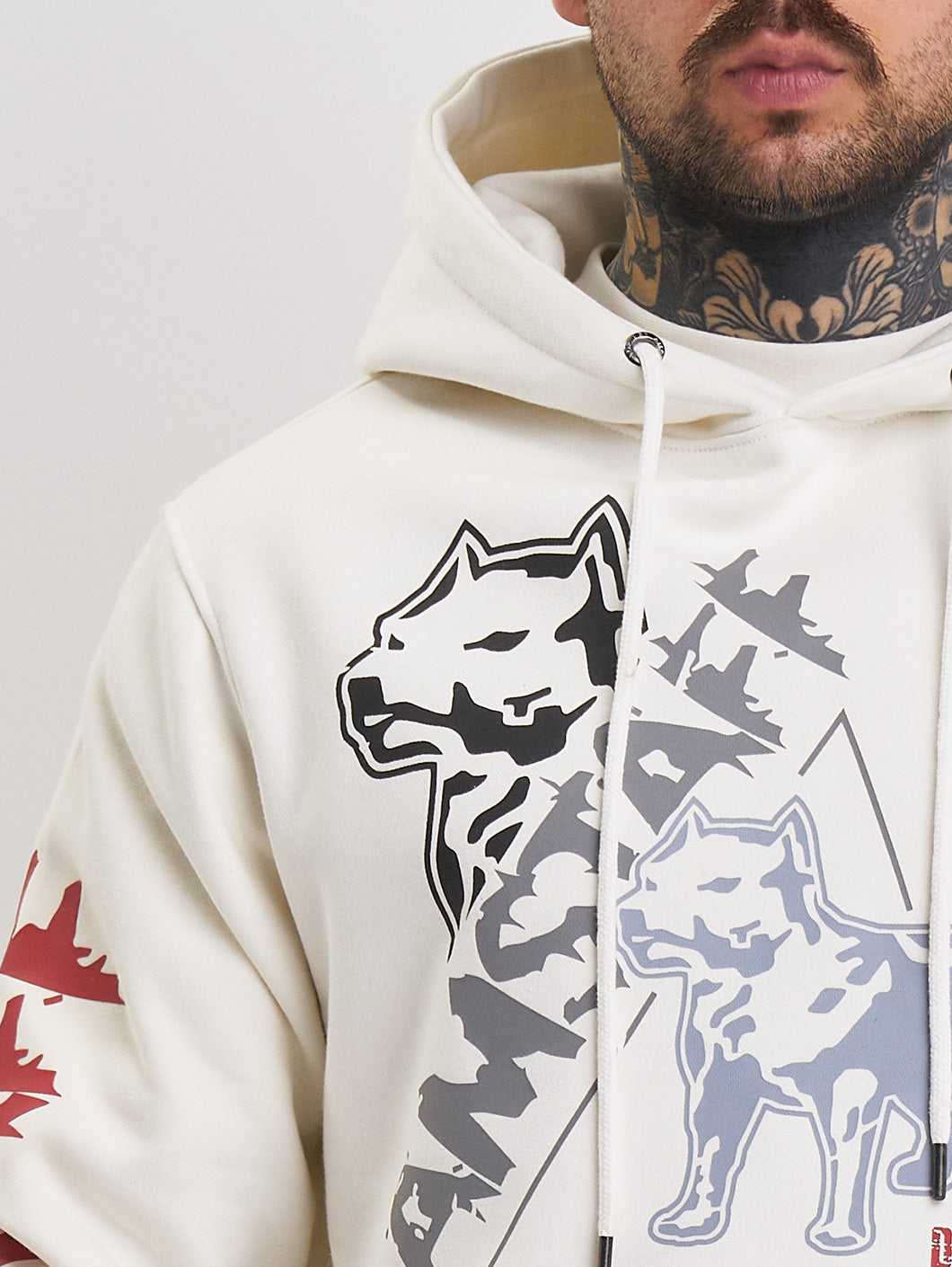 Amstaff Cyrak Hoodie White