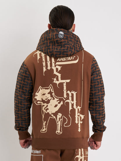 Amstaff Ashur Hoodie Brown