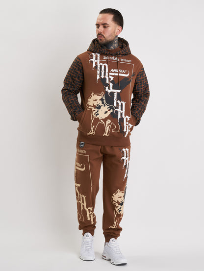 Amstaff Ashur Hoodie Brown