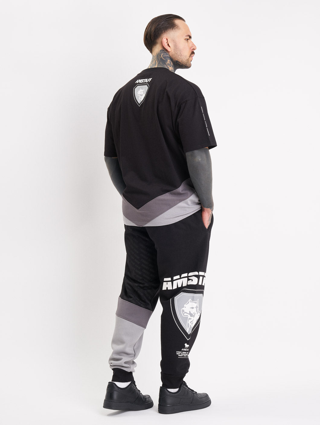 Amstaff Zayden Sweatpants Black Grey