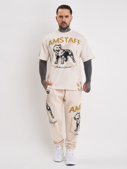 Amstaff Kaldar Sweatpants Creamwood