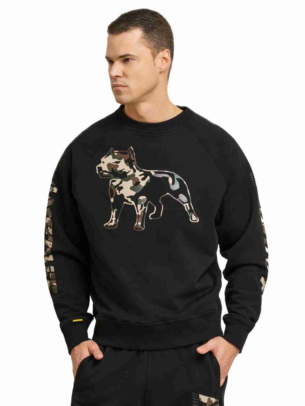 Amstaff Logo 2.0 Sweatshirt Black Camouflage