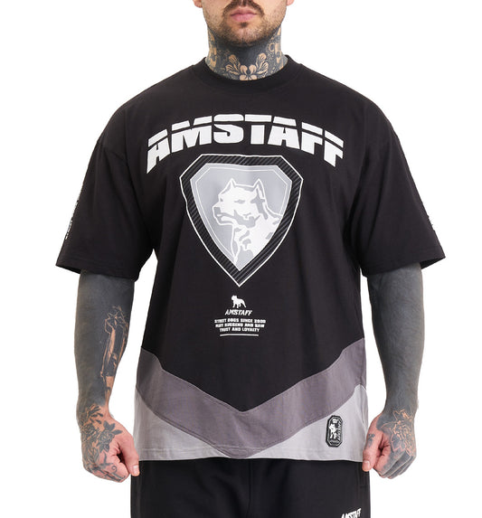 Amstaff Zayden T-Shirt Black Grey