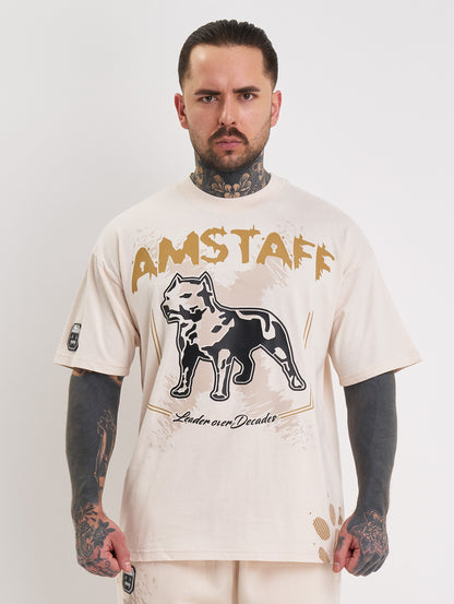Amstaff Kaldar T-Shirt Creamwood