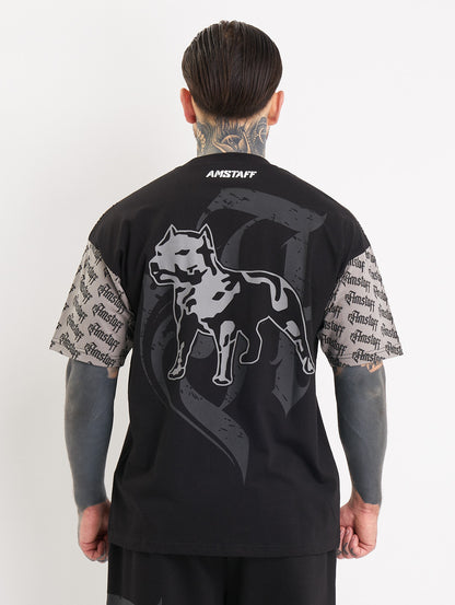 Amstaff Varek T-Shirt Black Grey